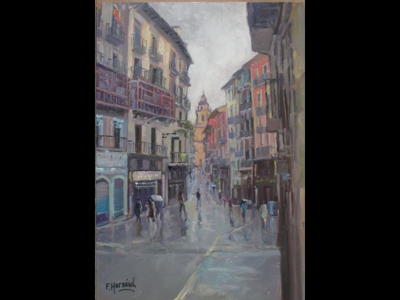 OLEO   CALLE  DE PAMPLONA
