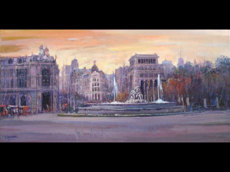 OLEO   PLAZA DE CIBELES MADRID