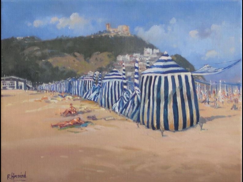 OLEO DE  LA-CONCHA DONOSTIA