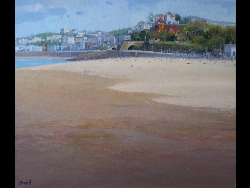 OLEO DE  LA-PLAYA DE LA CONCHA DONOSTIA