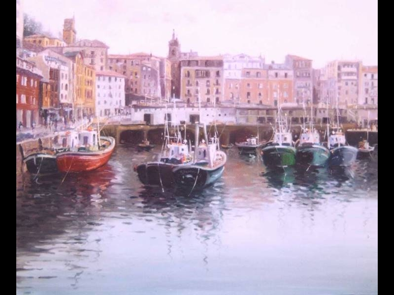 OLEO DEL  PUERTO DE DONOSTIA SAN SEBASTIAN 11