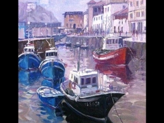 OLEO DEL  PUERTO DE DONOSTIA SAN SEBASTIAN 12