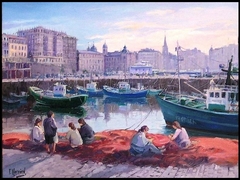 OLEO DEL  PUERTO DE DONOSTIA SAN SEBASTIAN 15