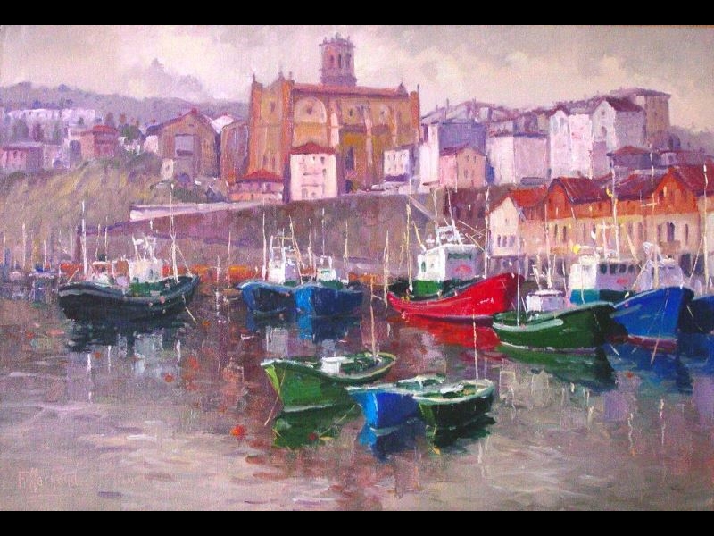 OLEO DEL PUERTO DE GETARIA 9