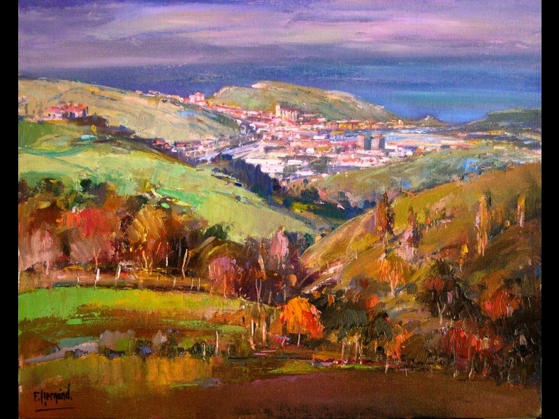 OLEO PANORAMICA DE ZUMAIA 24